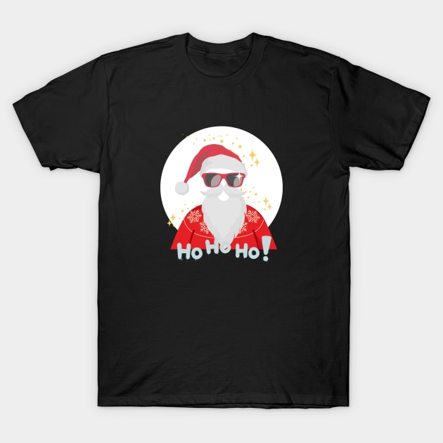 Santa Claus HO HO HO T-Shirt by Kasza89